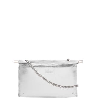 silver mini handbag