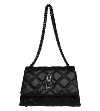 Steve Madden Dome Top Zip Crossbody Bag in Black