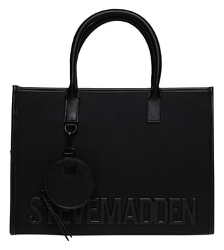 Steve Madden Large Black Purse/Tote Bag Nwt