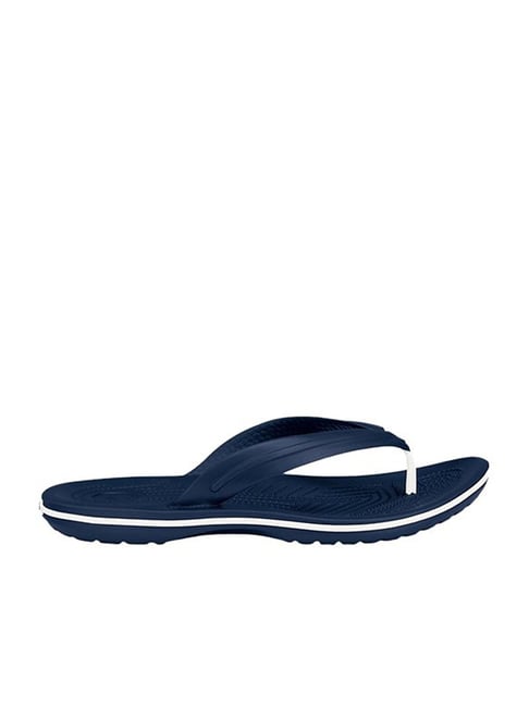 Crocs Unisex Crocband Navy Flip Flops