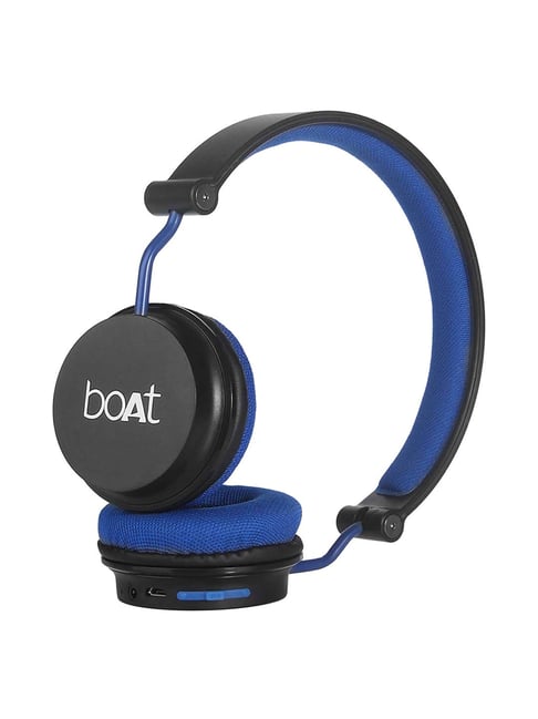 boAt Rockerz 400 T Wireless Headphone with Super Extra Bass & Up to 8H Playtime (Black/Blue)