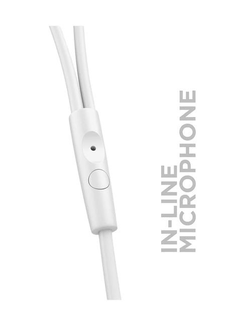 Buy Boat BassHeads 100 Earphones with Mic (White) Online At Best Price Tata CLiQ