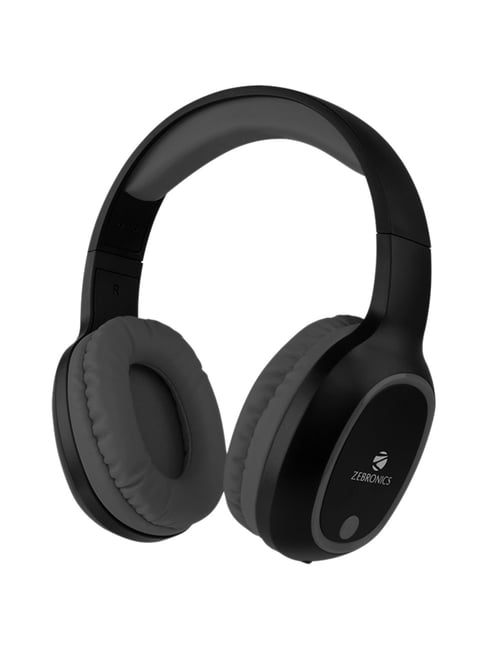 Zebronics Thunder Bluetooth Over The Ear Headphone (Black)