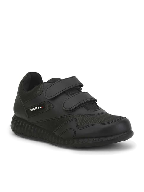 Force 10 By Liberty Kids Black School Shoes - Main Image