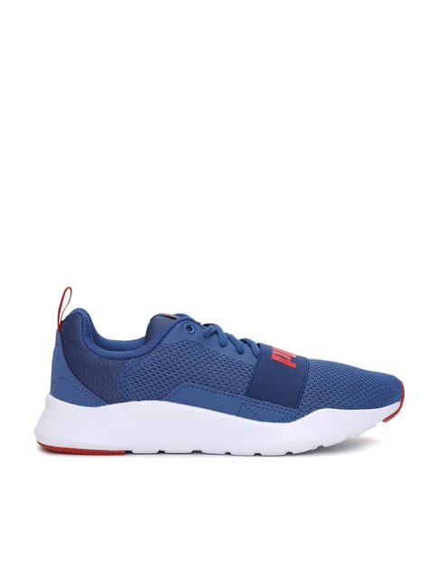 Puma Kids Wired Jr Blue Running Shoes