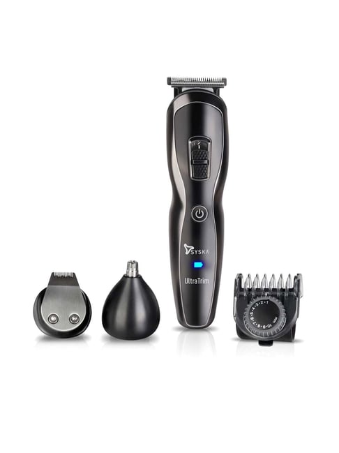 Syska HT3333K Rechargeable Cordless Trimmer for Men (Black)