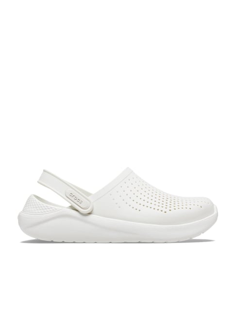 Crocs Unisex LiteRide White Back Strap Clogs