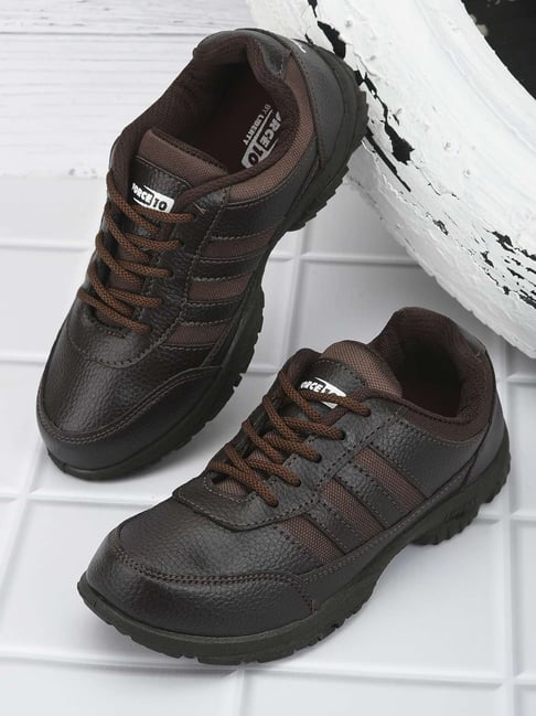 Force 10 by Liberty Kids Brown Derby Shoes
