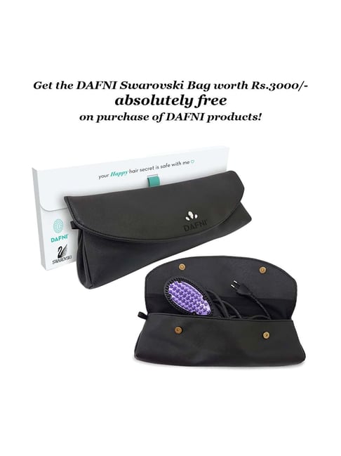 Buy DAFNI Classic Hair Straightening Brush For Women (Purple/Black) Online  At Best Price Tata CLiQ