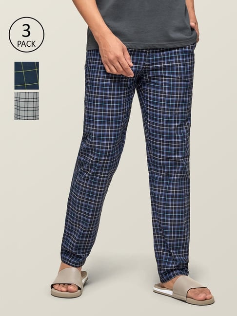 Jockey Women's Super Combed Cotton Relaxed Fit Checkered Pajama – Online  Shopping site in India
