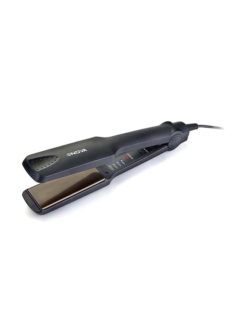 Nova NHS 860 Temperature Control Professional Hair Straightener (Black)
