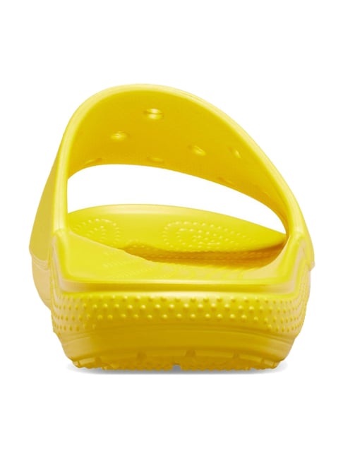 Crocs Fashion Yellow Classic Lined Crocs Buy Crocs Classic Fuzz