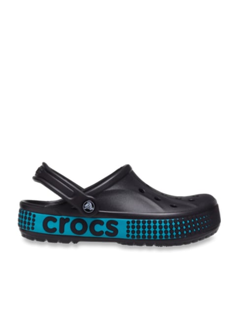 Crocs Unisex Men' Bayaband Black Back strap Clogs