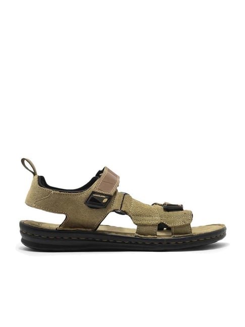 Woodland Men's Olive Green Leather Sandal-9 UK (43 EU) (OGD 3613119NW) :  Amazon.in: Fashion