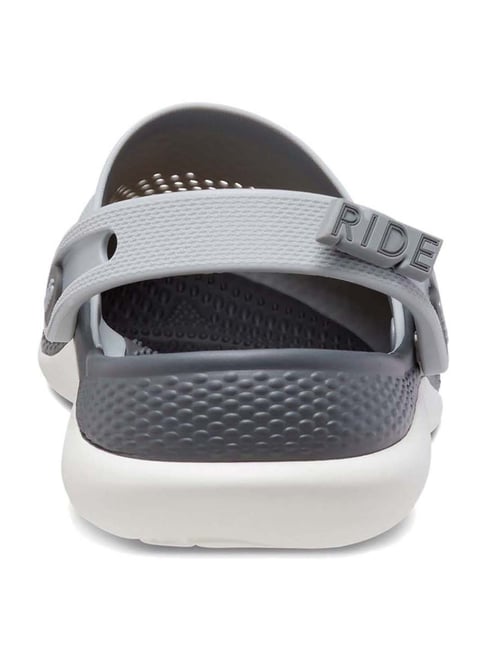 Buy Crocs Men's Literide Grey Back Strap Clogs for Men at Best Price ...