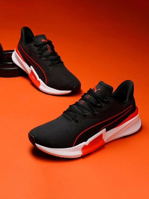 Puma Men's PWRFrame TR Black Running ShoesPumaFootwearTATA CLIQ