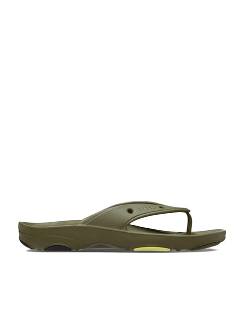 Crocs Men's Classic Brown Flip Flops