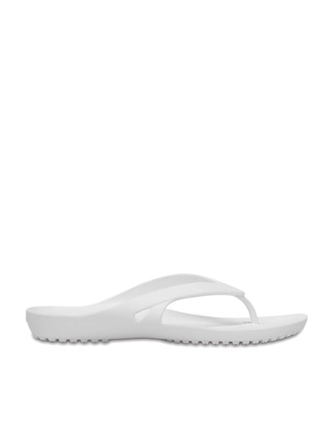 Crocs Women's Kadee White Flip Flops