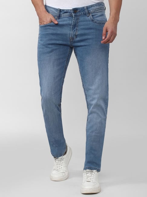 Buy Peter England Navy Slim Fit Jeans for Mens Online Tata CLiQ