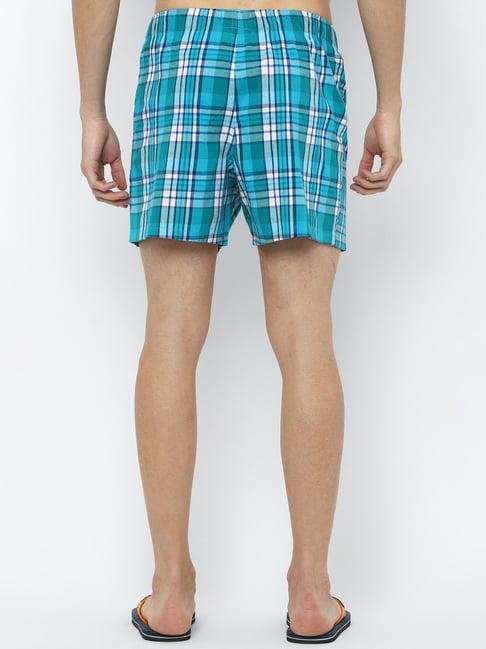 Buy American Eagle Outfitters Blue Cotton Regular Fit Checks Boxers for Mens  Online @ Tata CLiQ