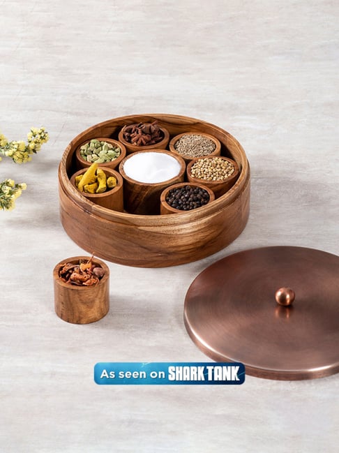 Buy Nestroots Masala Box spice rack containers at Best Price