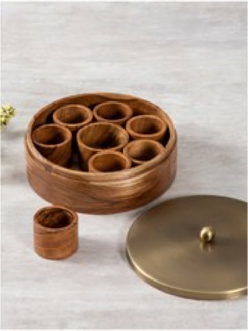 Buy Nestroots Masala Box spice rack containers at Best Price