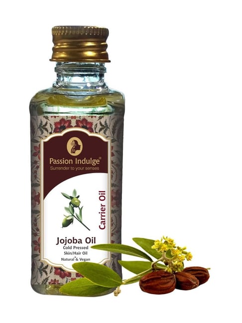 Passion Indulge Natural Pure Jojoba Oil for Hair and Skin Care - 60 ml