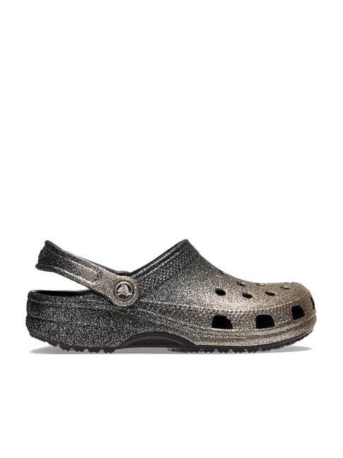 Crocs Men's Classic Black Back Strap Clogs