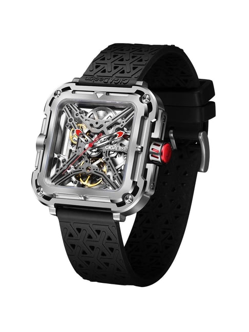 CIGA Design Full Hollow Analog Silver Dial Men's Watch-Z011-SISI-W13 :  Amazon.in: Fashion