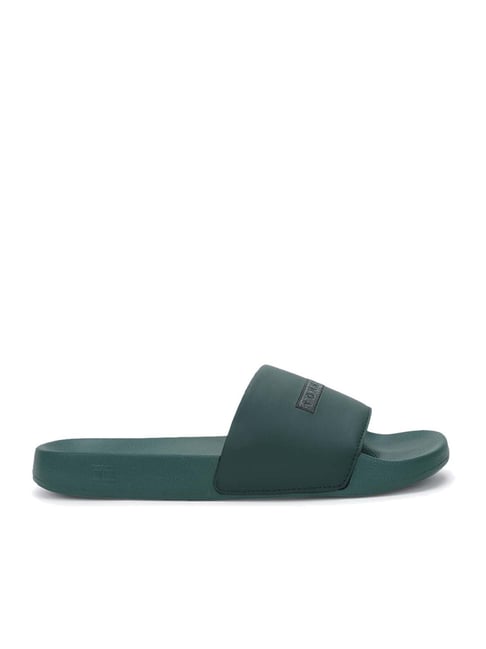 Tommy Hilfiger Men s Hunter Green Slide Sandals