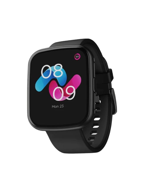 Boat Wave Play, Vivid 1.69 inch HD Display Smartwatch with IP68 Dust & Water Resistance (Black)