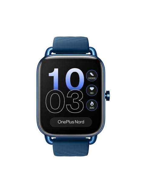 OnePlus Nord Watch with 1.78 inch AMOLED Display & Multiple Watch Faces Smatwatch (Deep Blue)