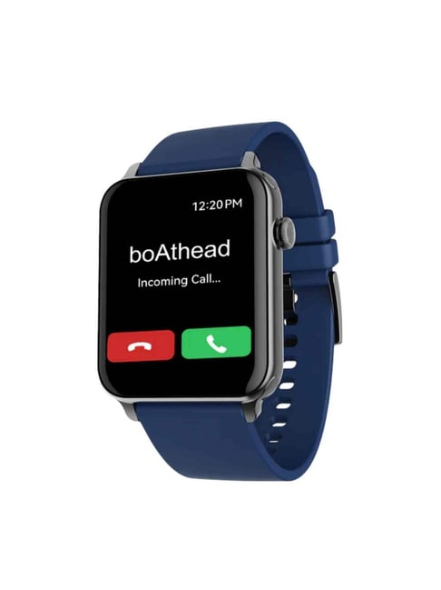 Boat Wave Voice, Most Featured Calling Smart Watch with 1.69 HD Curved Display (Ink Blue)