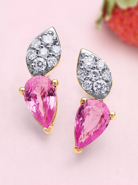 18 KT Classic Diamond Earring  RANKA JEWELLERS