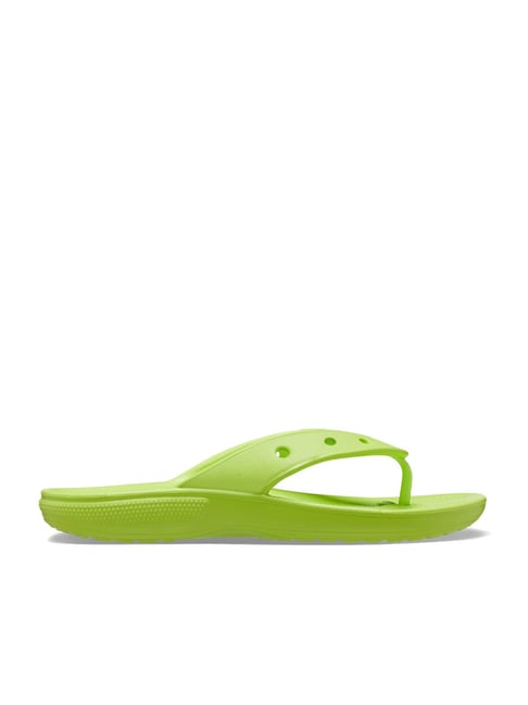 Crocs Men's Classic Lime Flip Flops