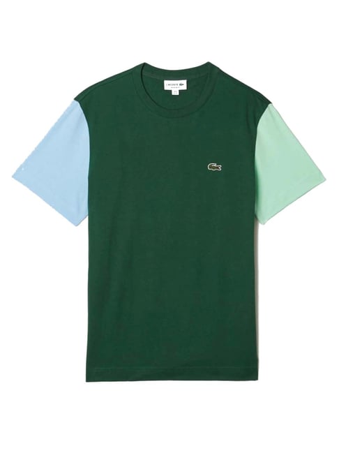 Lacoste Multi Cotton Regular Fit Colour Block T-Shirt