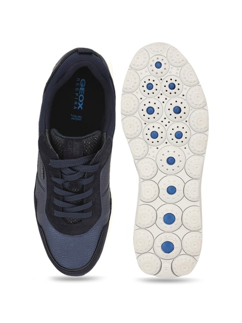 Buy Geox Women's Spherica Navy Sneakers for Women at Best Price