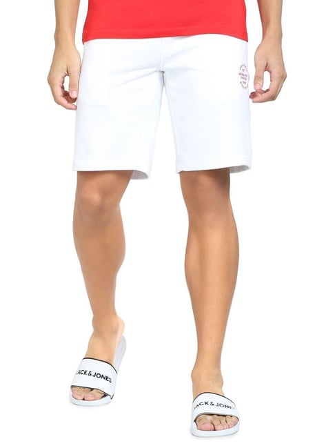Jack & Jones White Regular Fit Shorts-picture-22