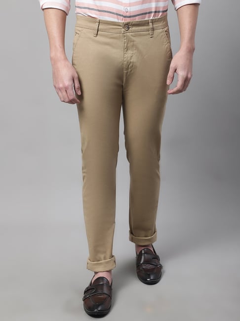 Buy Khaki Trousers  Pants for Men by Cantabil Online  Ajiocom