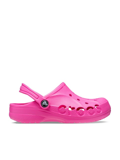 Crocs Kids Baya Pink Back Strap Clogs-picture-20