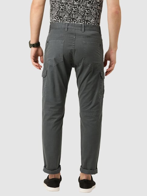 Buy Stone Grey Cargo Pants for Men Online in India -Beyoung