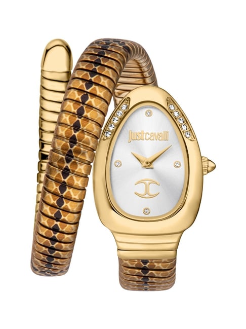 Just Cavalli Watch- SNAKE- JC1L115M0025, gold, one_size : Amazon.co.uk:  Fashion
