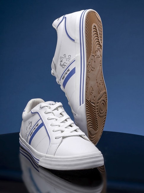 Buy White & Grey Sneakers for Men by BONKERZ Online | Ajio.com