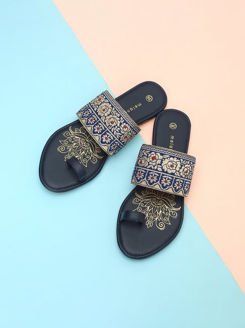 Buy Tan Toe Ring Sandals (Sandals) for INR999.50 | Biba India