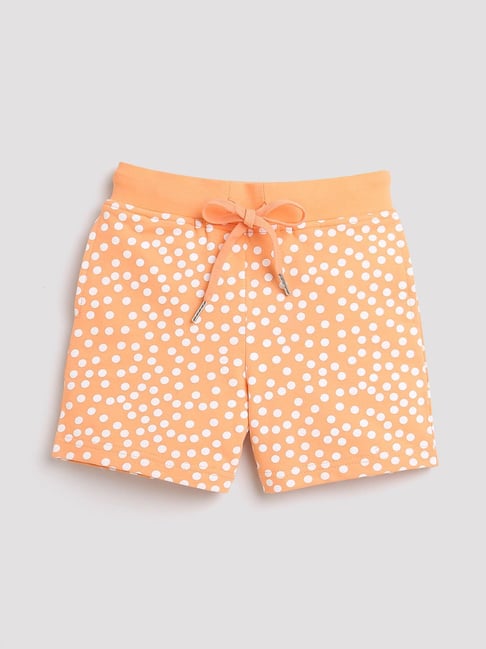 Tiny Girl Peach Printed Shorts-picture-42