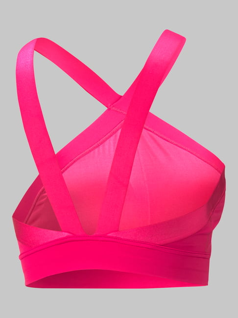 Puma Pink Logo Sports Bra