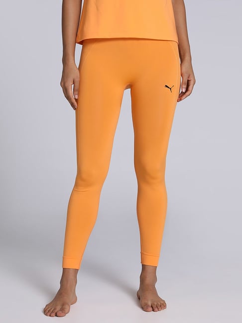 Puma orange leggings sale