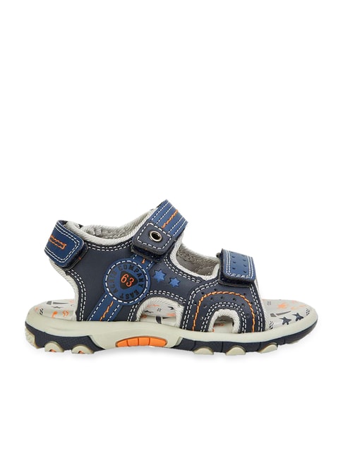 Fame Forever by Lifestyle Kids Navy & White Floater Sandals