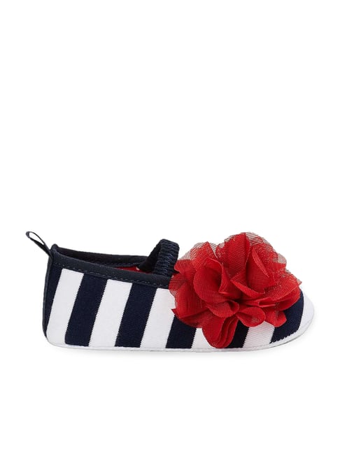 Fame Forever by Lifestyle Kids Navy & White Mary Jane Shoes