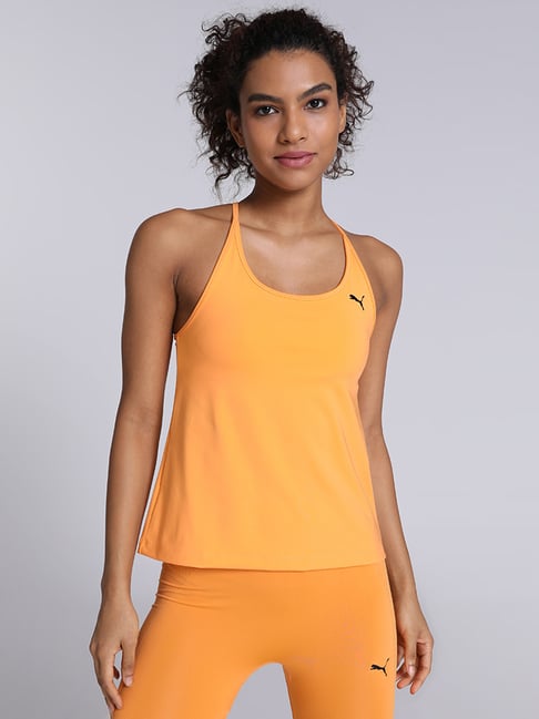 Puma Orange Logo Top